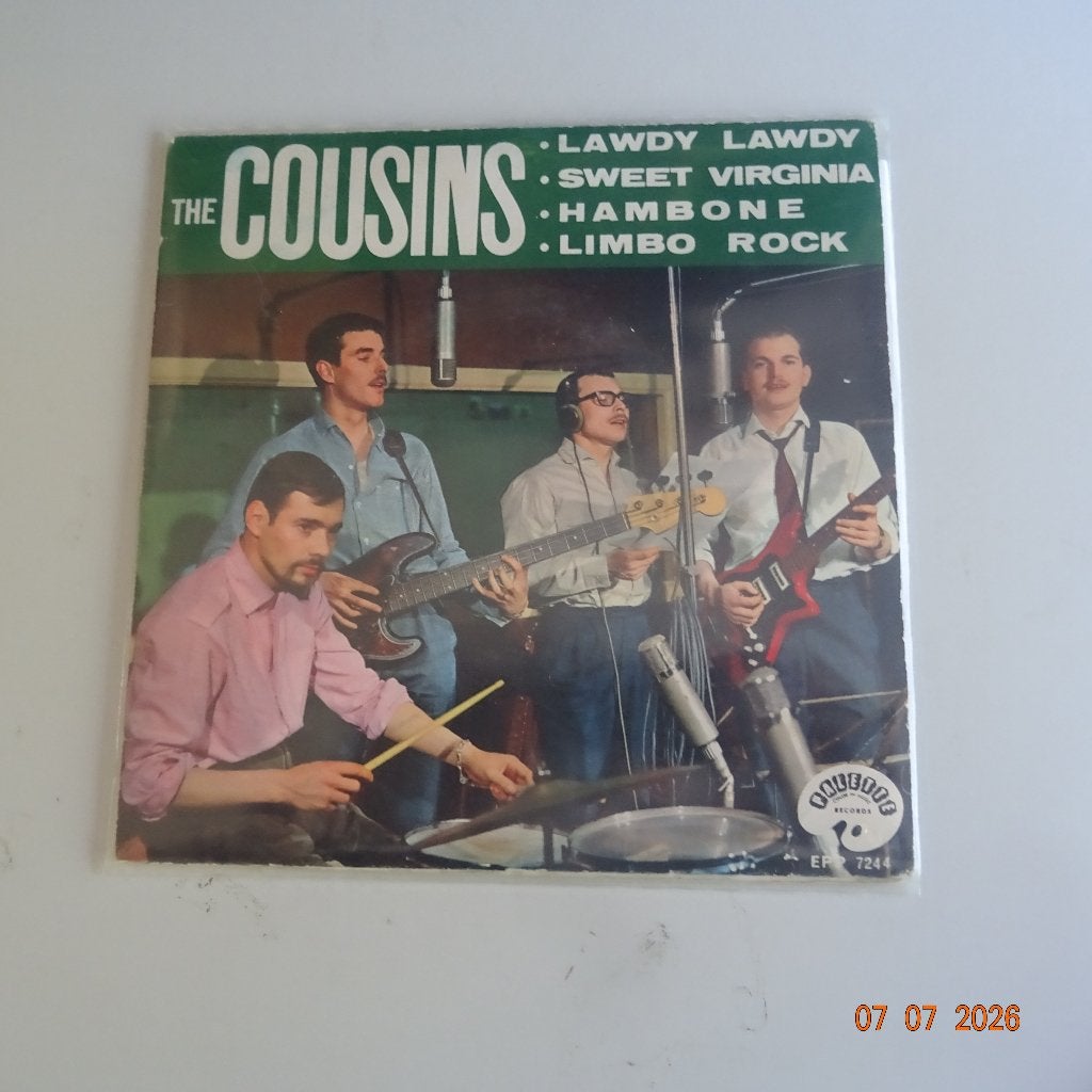 The Cousins - Lawdy Lawdy (epeetje), Beschermende buitenhoes, Verzenden, Gebruikt, Pop