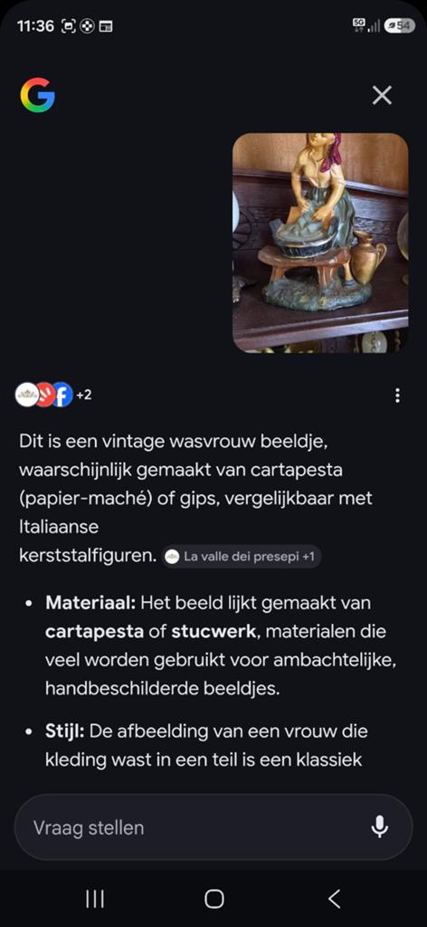 Ambachtsbeeldje, Ophalen