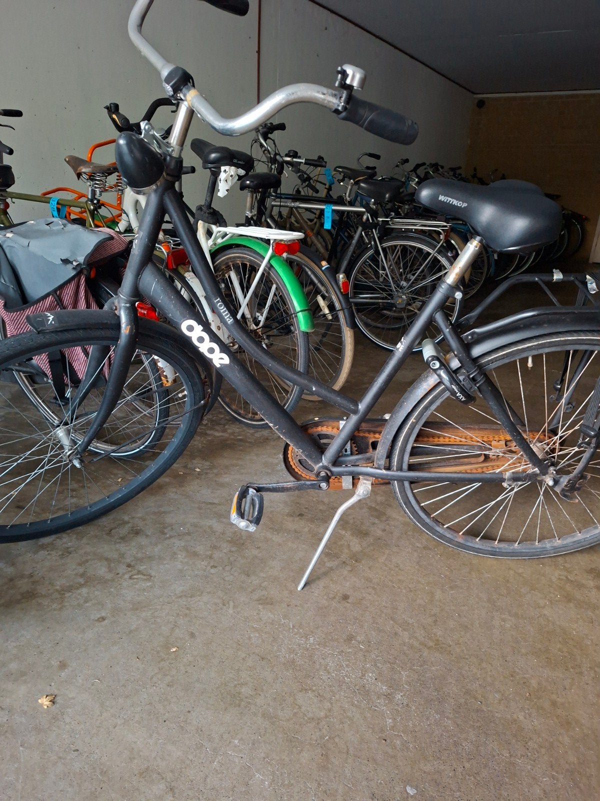 Zwarte Altec Roma Damesfiets, Ophalen, Gebruikt, Terugtraprem, Overige merken