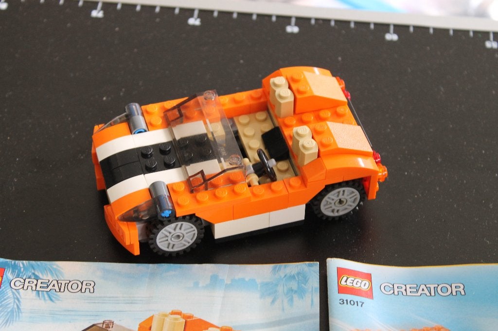 lego creator sportwagen 3 sets in 1 31017, Kinderen en Baby's, Speelgoed | Duplo en Lego, Zo goed als nieuw, Lego, Complete set