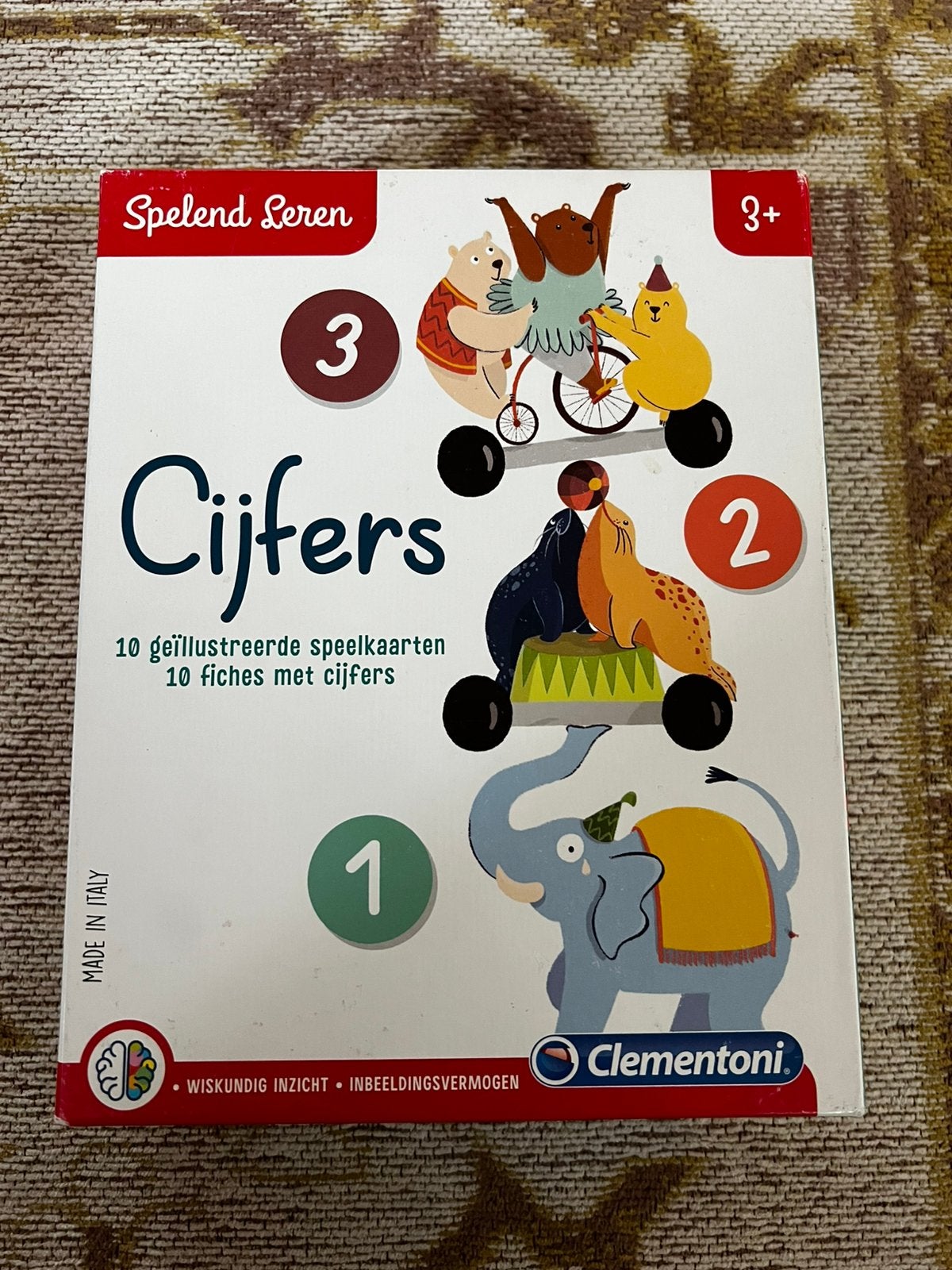 Clementoni spelend leren - cijfers (compleet), Ophalen of Verzenden, Zo goed als nieuw, Rekenen