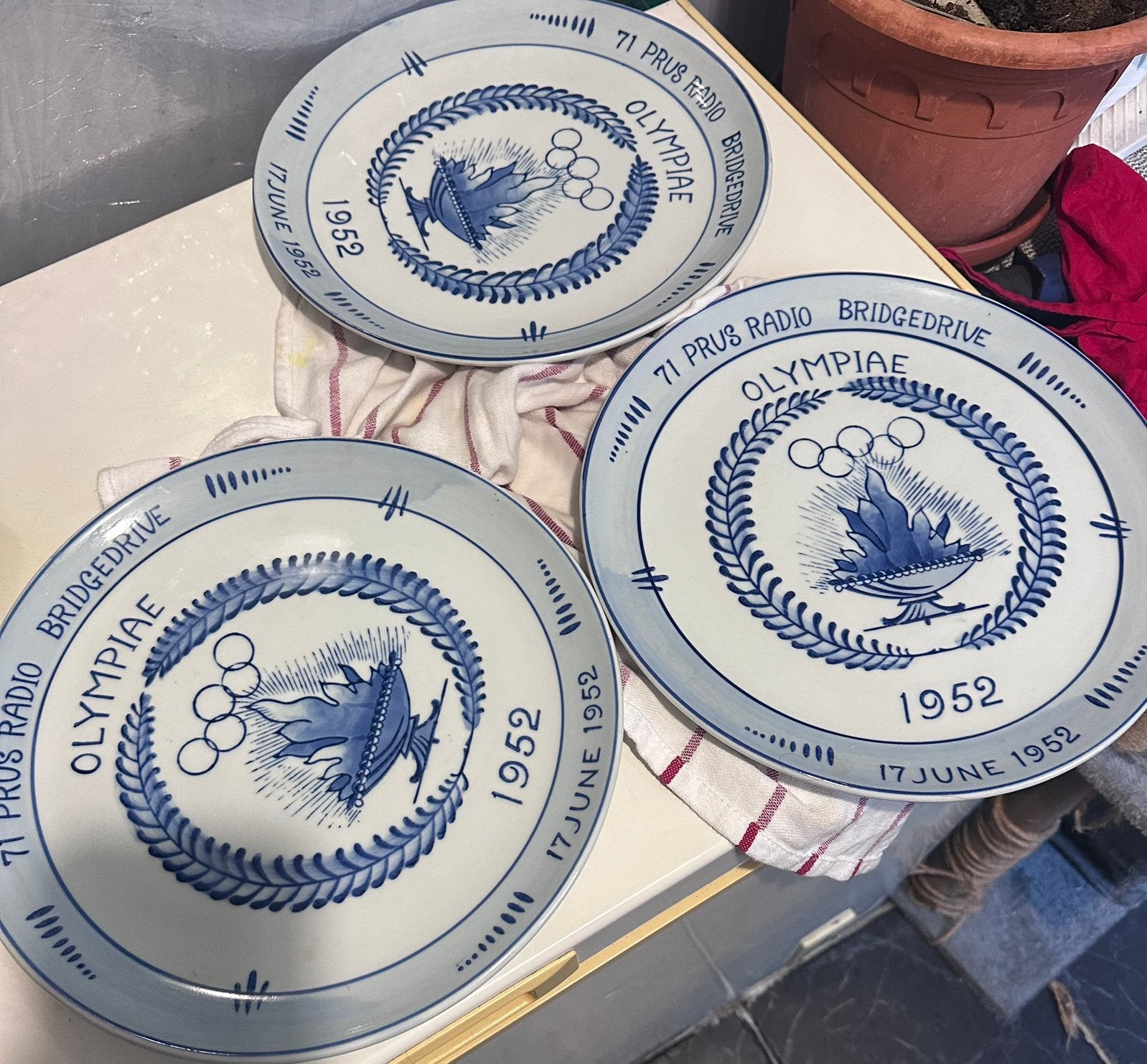 Delfts blauw herinneringsbord, Ophalen of Verzenden, Zo goed als nieuw