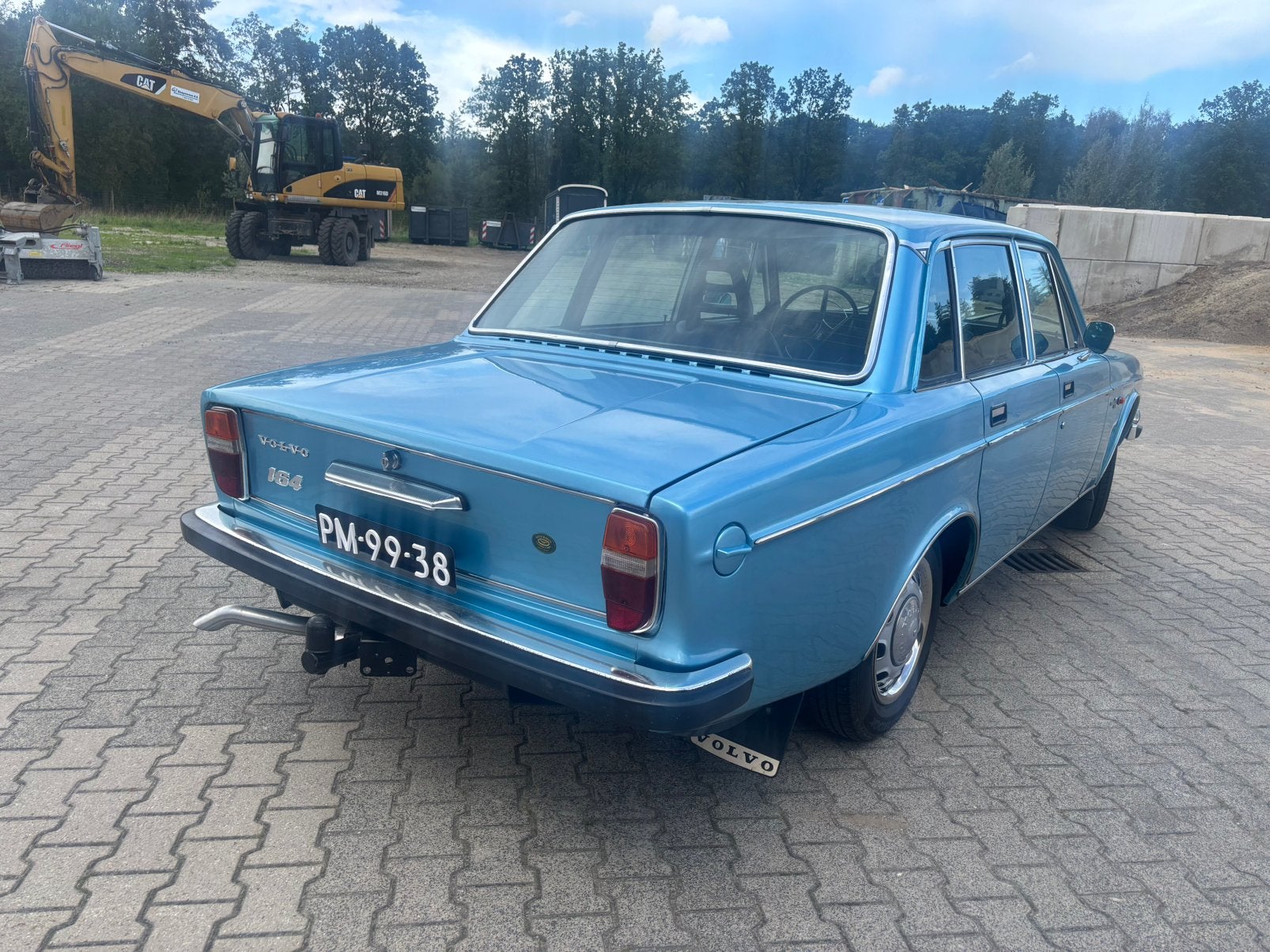 Gerestaureerde Volvo 164 volledig nieuw opgebouwd, Auto's, Achterwielaandrijving, Zwart, Blauw, Leder