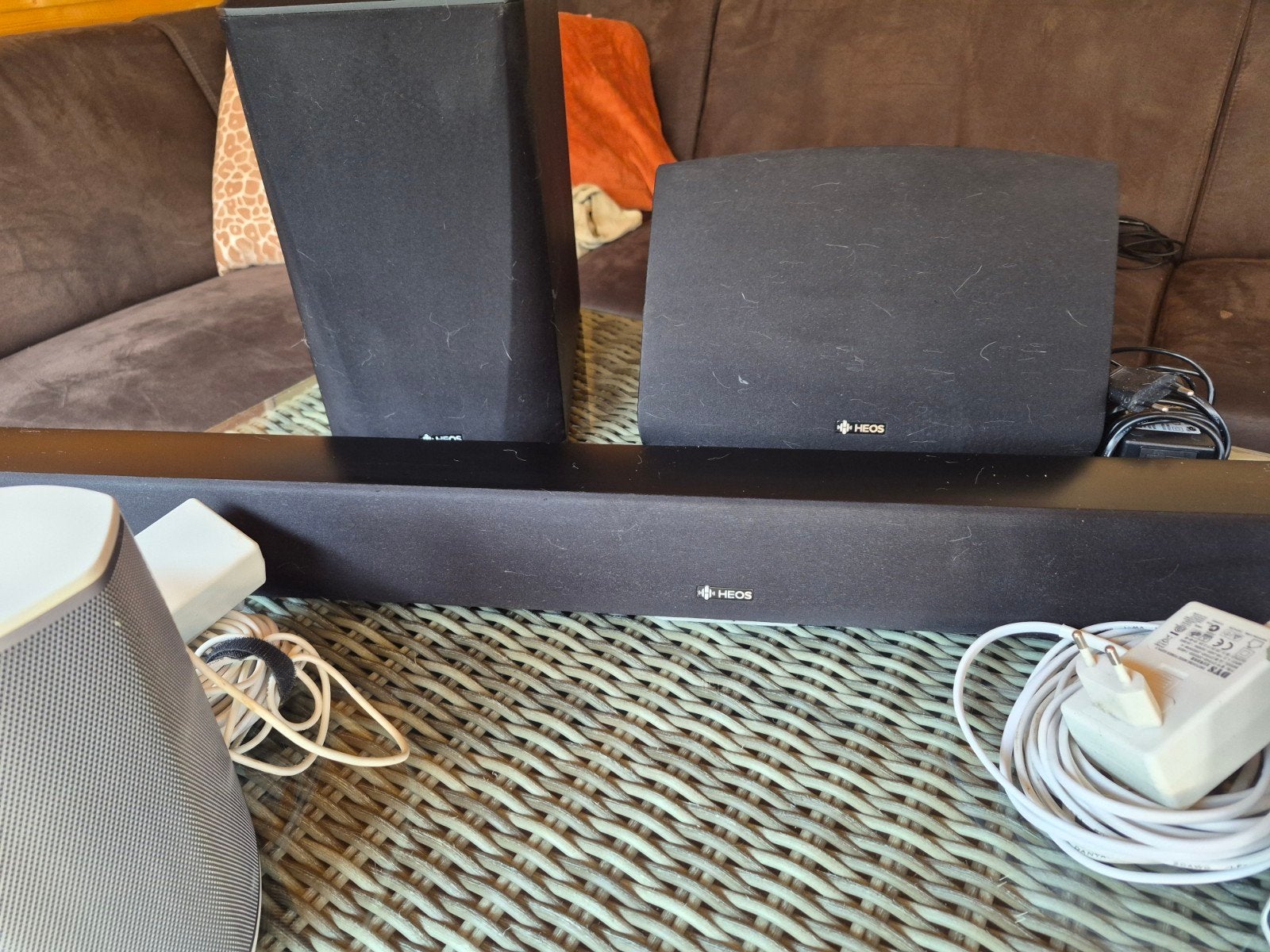 Denon Heos Home Cinema Set: Soundbar, Subwoofer & Speakers, Gebruikt, Surroundset, WiFi, Ophalen