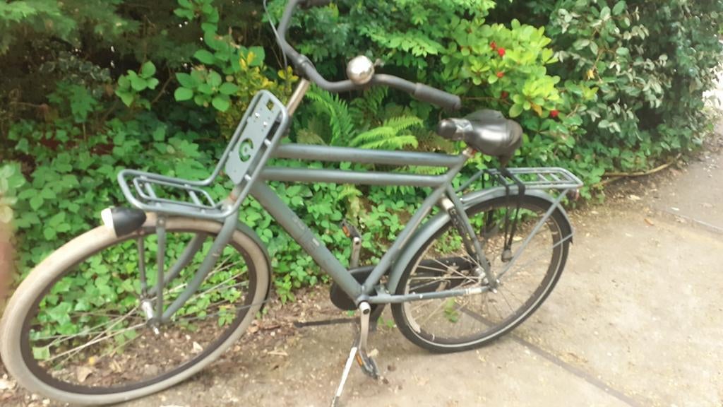 Stevige stadsfiets met voordrager, Fietsen en Brommers, Ophalen of Verzenden