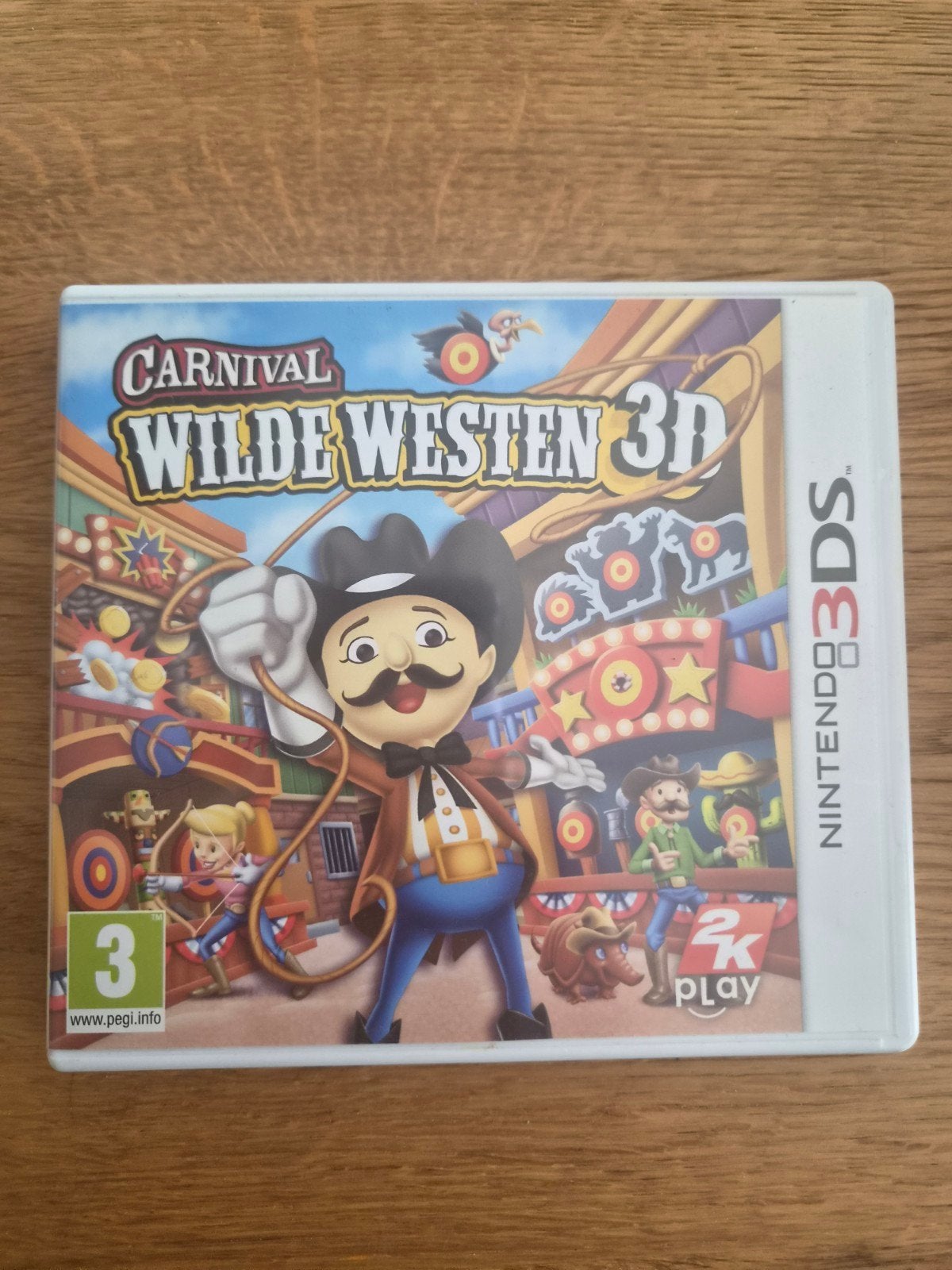 Carnival Wilde Westen 3D - Nintendo 3DS, Spelcomputers en Games, Overige genres, 1 speler, Ophalen of Verzenden, Zo goed als nieuw