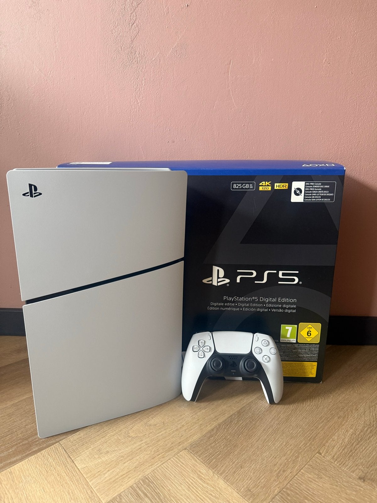 Sony PlayStation Slim 5 Digital Edition 1TB - 6 maanden oud, Spelcomputers en Games, Spelcomputers | Sony PlayStation 5, Ophalen of Verzenden