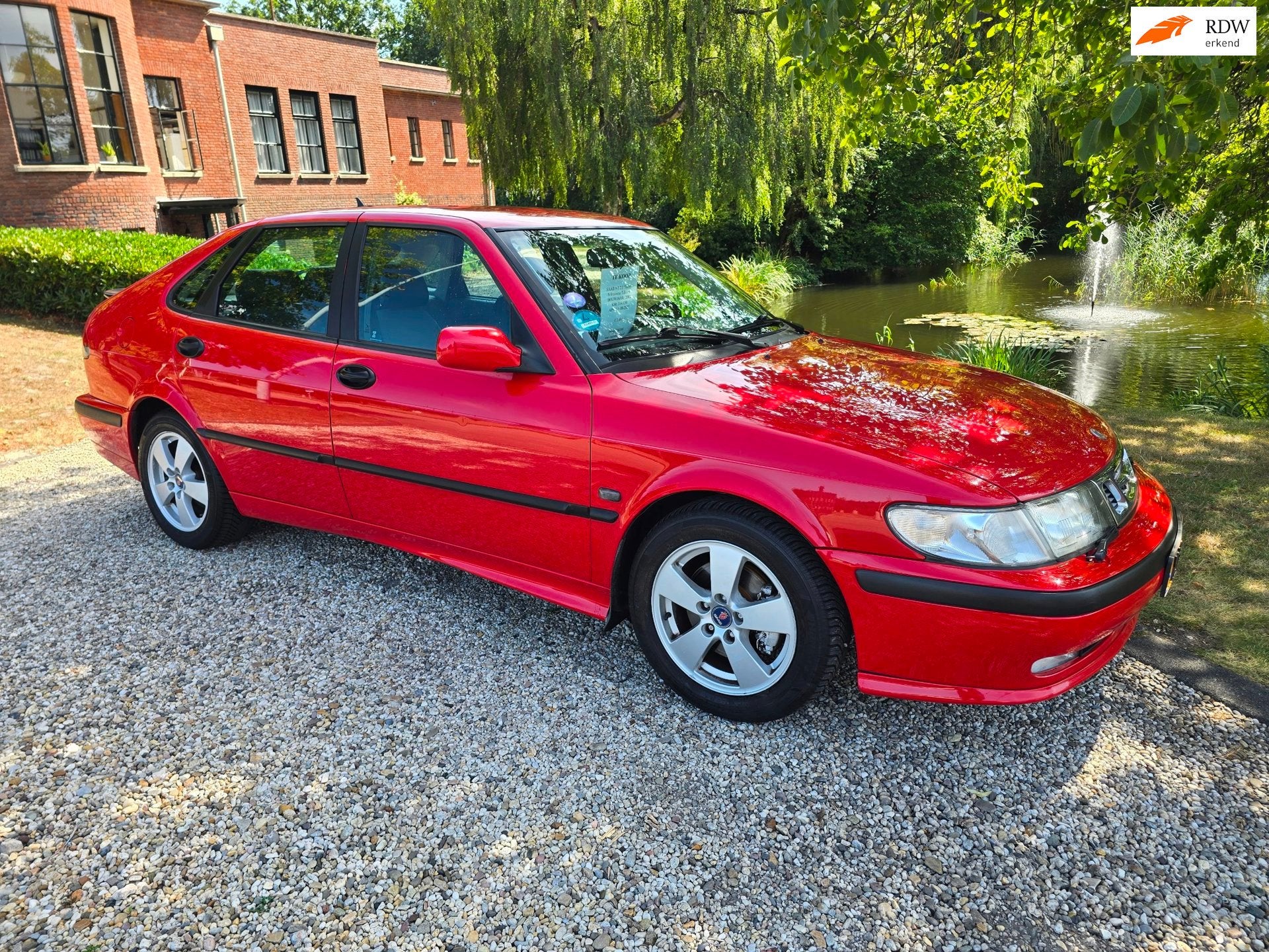Saab 9-3 2.0 Turbo S Business Edition Airco, Leer, Stoelverw, Auto's, Saab, Gebruikt, 4 cilinders, 11 km/l, Bedrijf