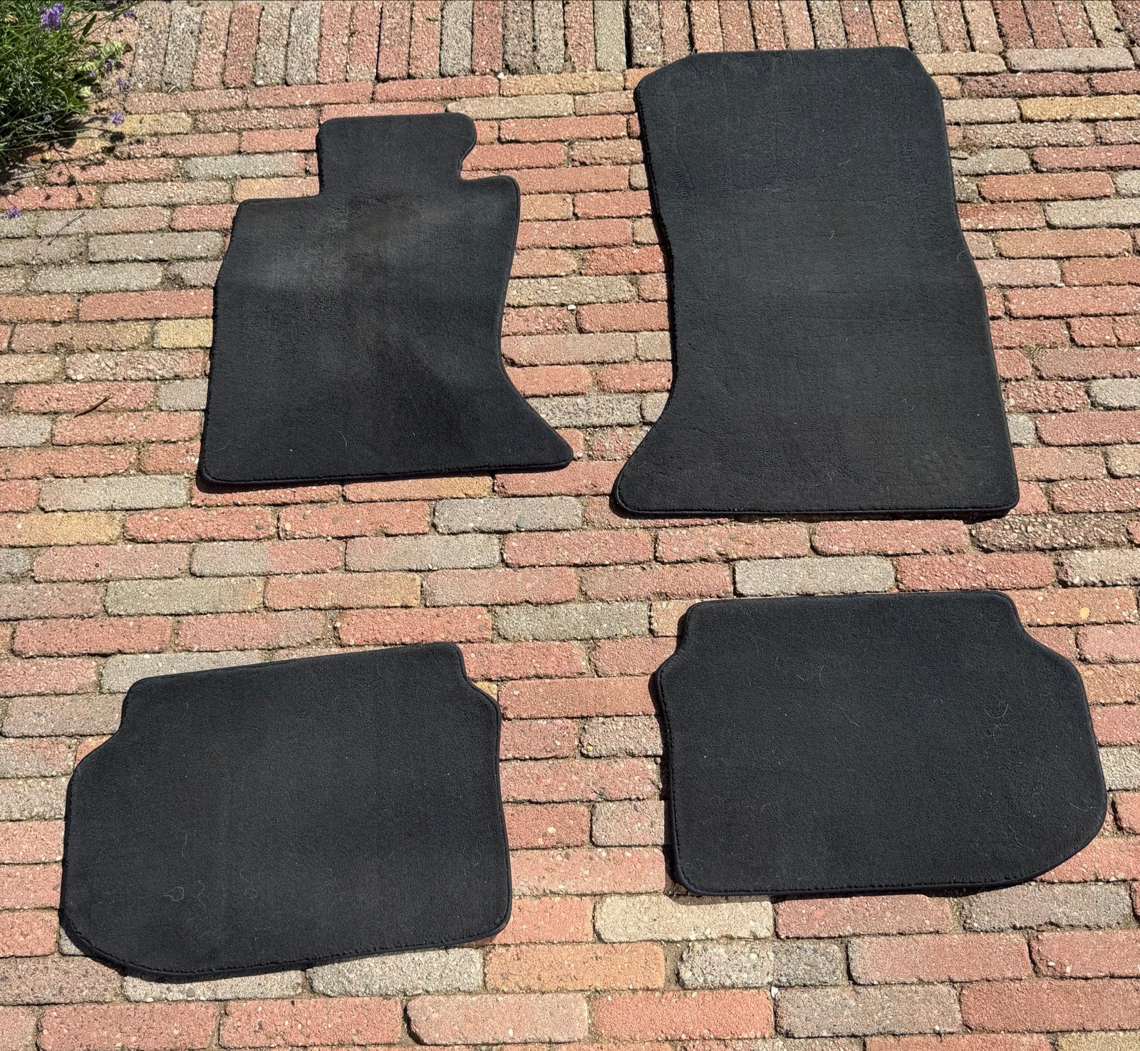 Set van 4 orginele zwarte velours  BMW  F10 F11 matten, Ophalen, Gebruikt