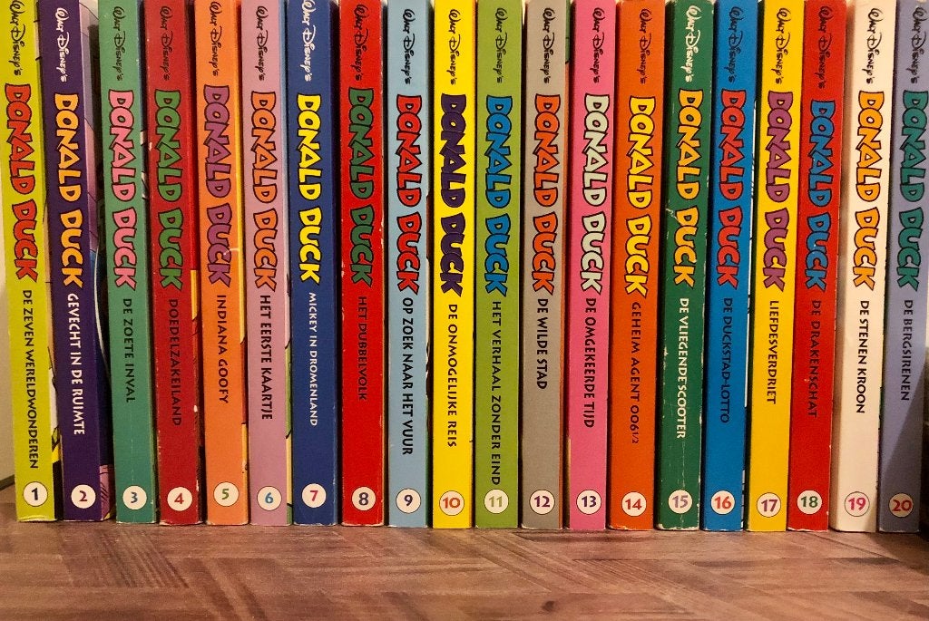 Prachtige complete set Donald Duck pockets deel 1 t/m 20!, Complete serie of reeks, Ophalen of Verzenden, Zo goed als nieuw, Donald Duck