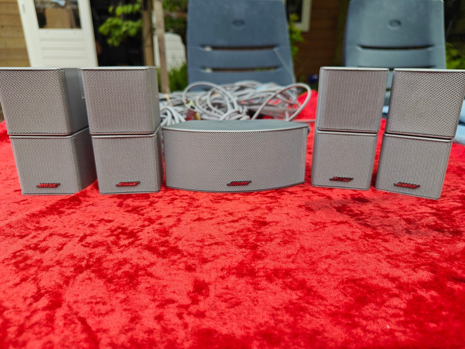 Bose Jewel luidsprekers 5x met luidsprekerkabels originele, Overige merken, 70 watt of meer, Ophalen of Verzenden, Zo goed als nieuw