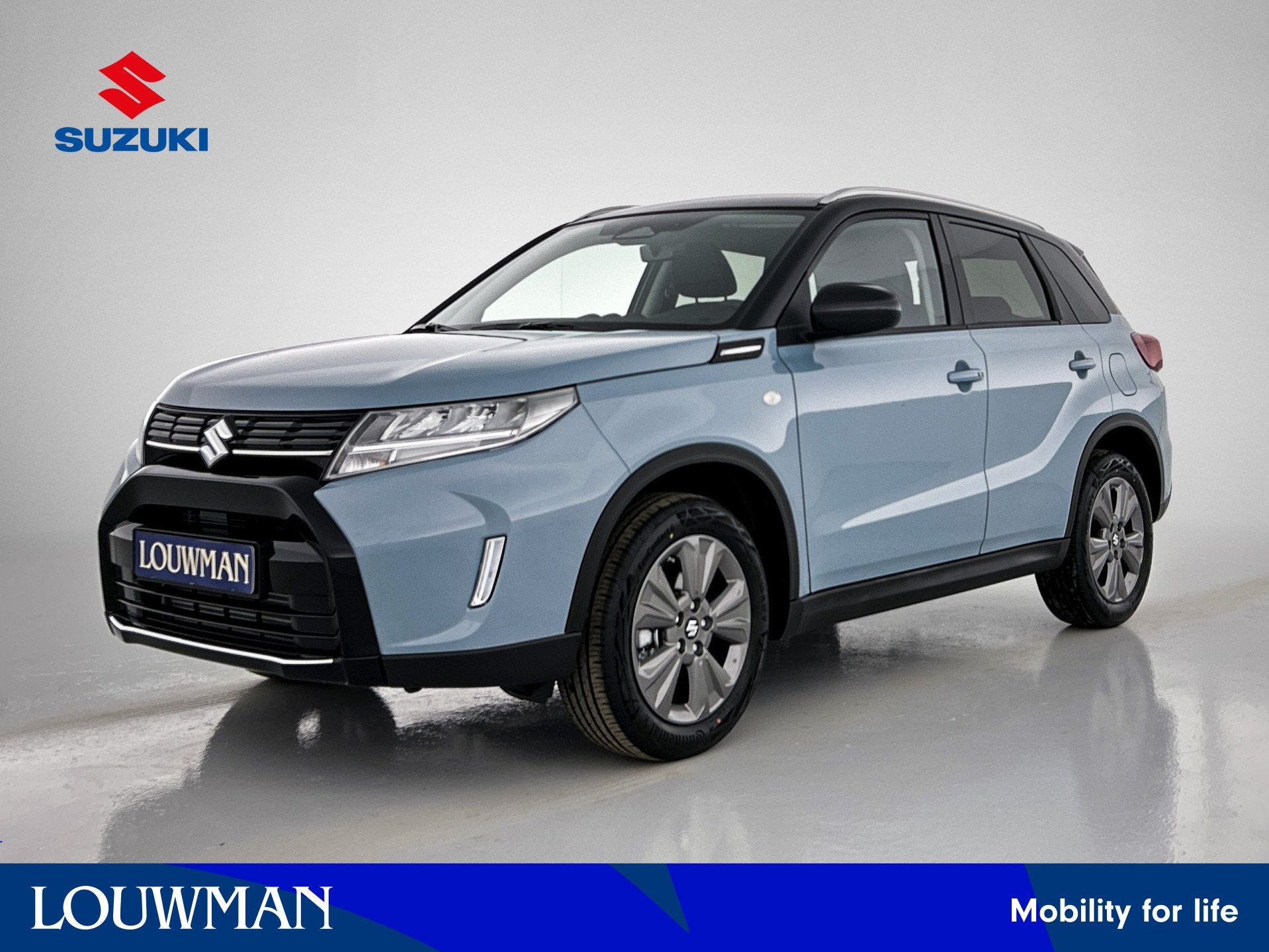 Suzuki Vitara 1.4 Boosterjet Select Smart Hybrid | Voorraad, Voorwielaandrijving, 12 maanden, Stof, Zwart