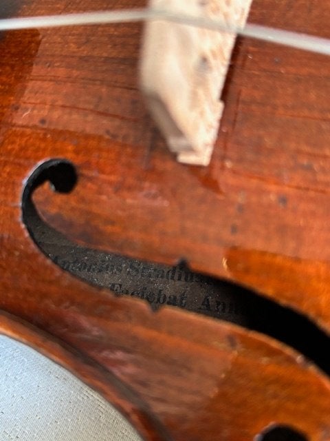 viool aangeboden italiaanse copie, Muziek en Instrumenten, Strijkinstrumenten | Violen en Altviolen, Ophalen, Gebruikt, Viool