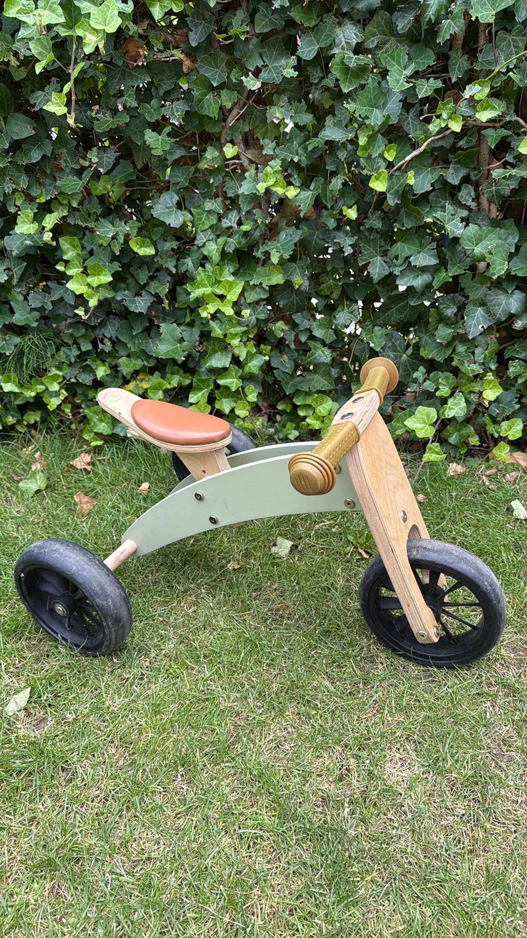 Leuke houten driewieler, Kinderen en Baby's, Speelgoed | Buiten | Skelters, Ophalen, Gebruikt, Overige merken