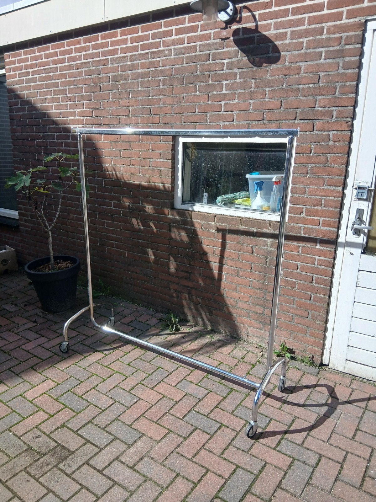 Kledingrek op wielen - Verrijdbaar kledingrek, Ophalen, Met wielen, Gebruikt