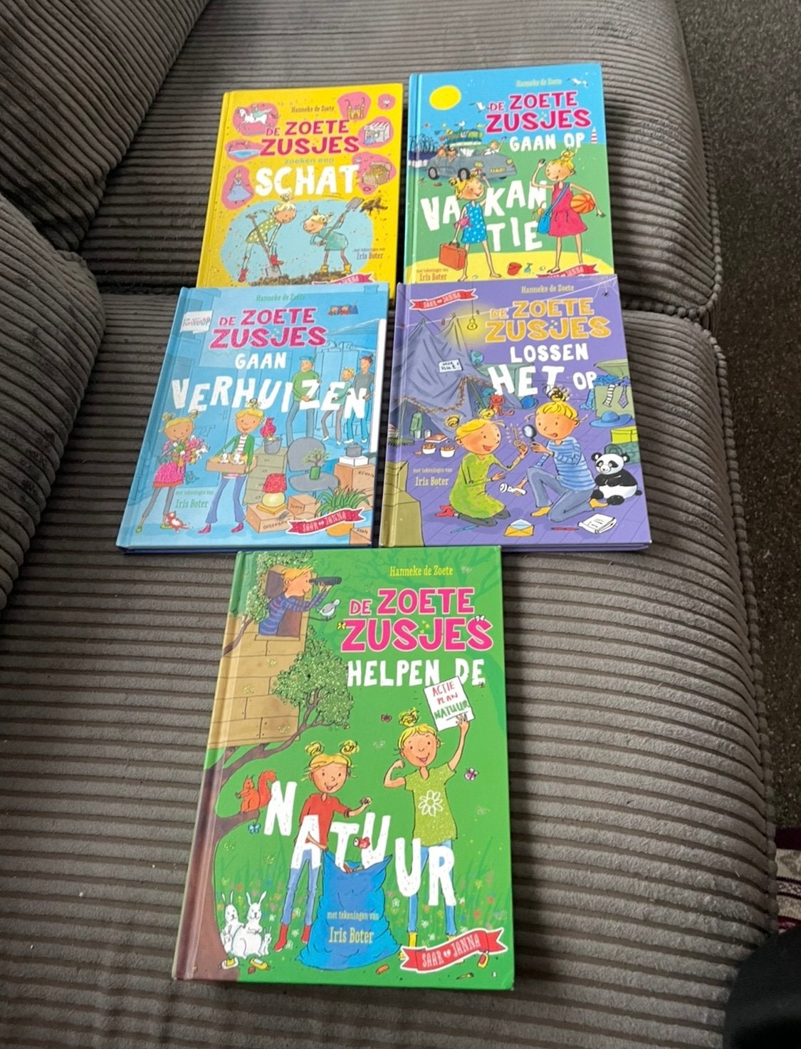 5 boeken van Hanneke de Zoete, de zoete zusjes lossen het op, Ophalen of Verzenden, Gelezen, Fictie algemeen