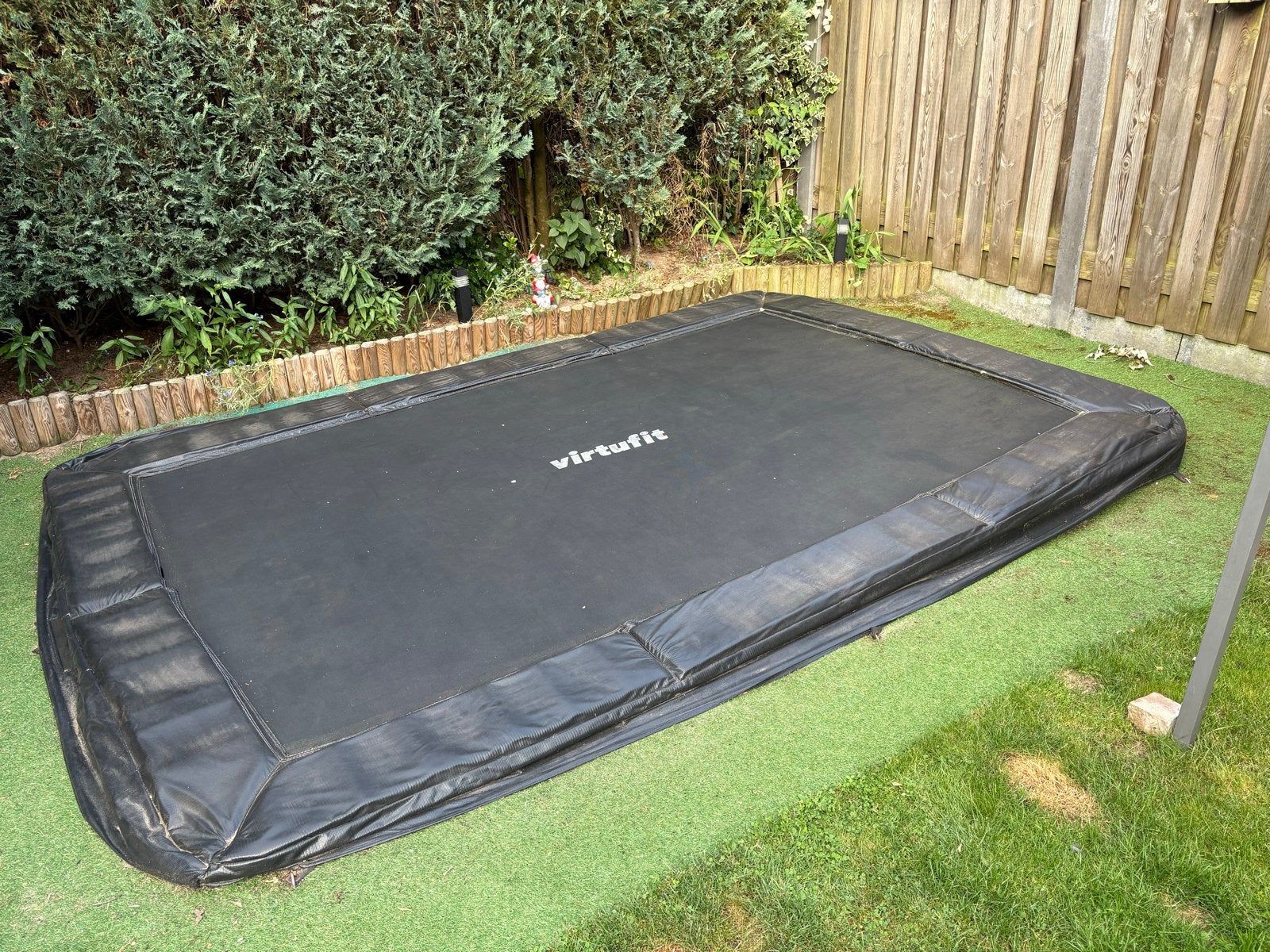 VirtuFit Rechthoekige Inground Trampoline, Ophalen, Gebruikt