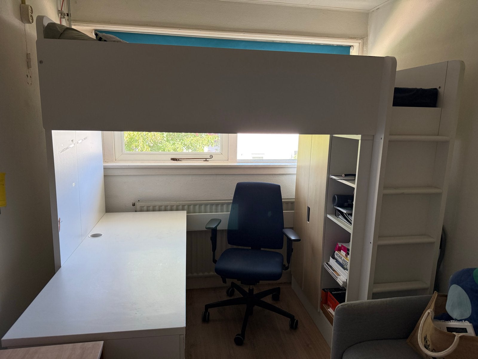 Ikea Stuva Hoogslaper met bureau en opbergruimte, Ophalen, Gebruikt, Eenpersoons, 200 cm