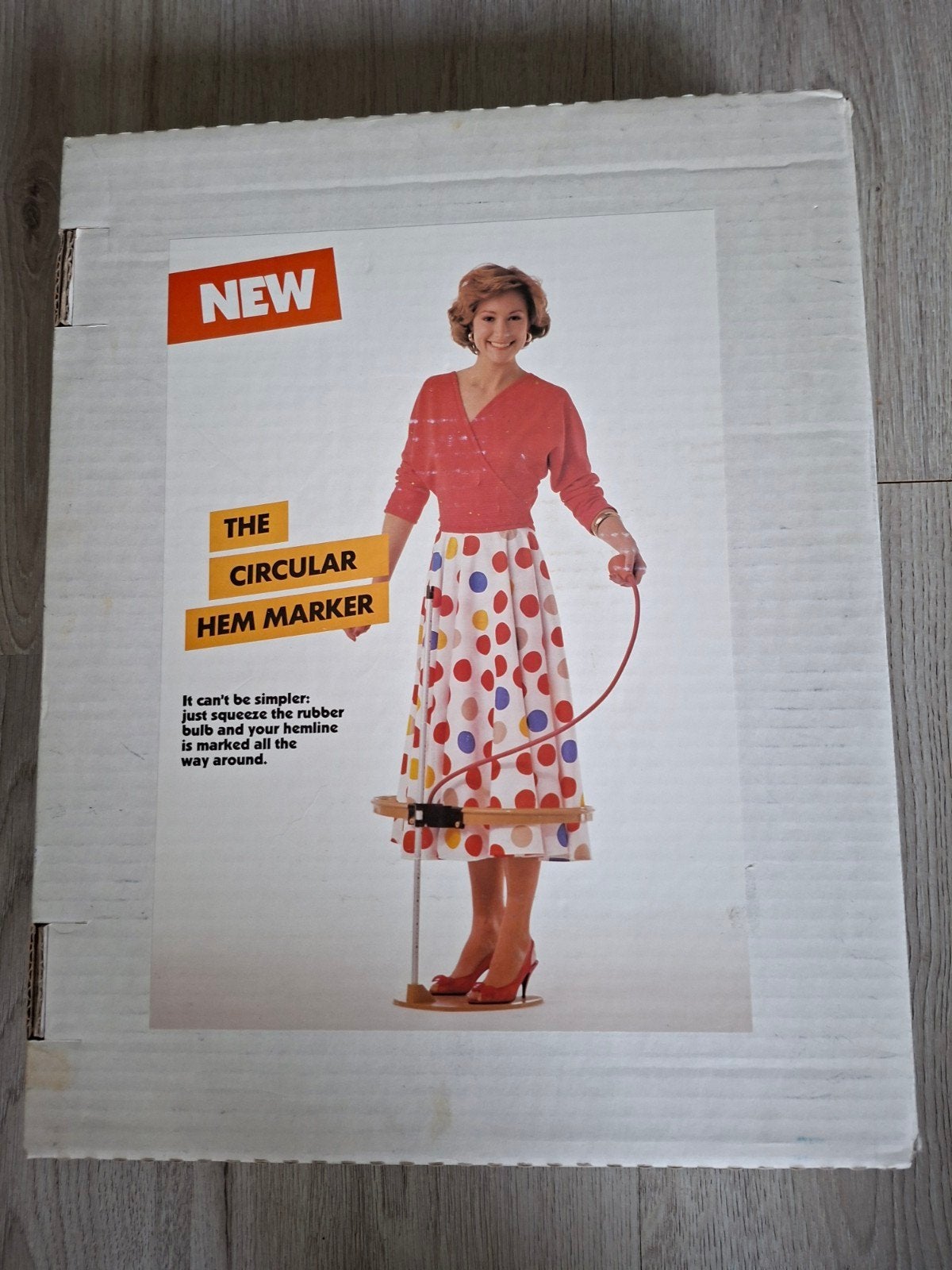 Vintage Rokkenspuit / Circular Hem Marker - Inclusief doos, Ophalen, Zo goed als nieuw, Overige typen