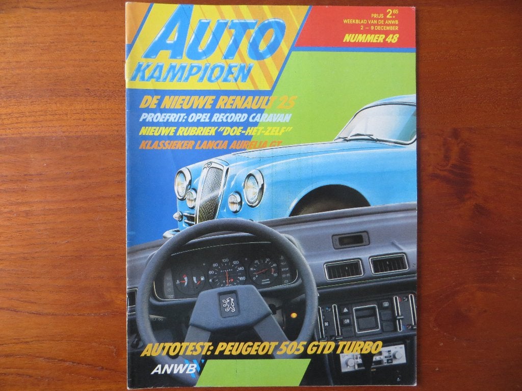 Autokampioen 48 1983 Lancia Aurelia GT, Renault 25, 505 GTD, Ophalen of Verzenden, Nieuw, Renault