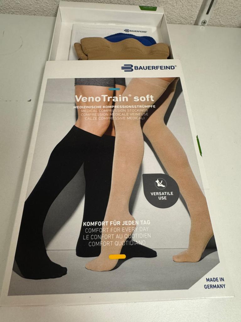 Steunkousen Venotrain soft beige M, Diversen, Verpleegmiddelen, Ophalen of Verzenden, Nieuw