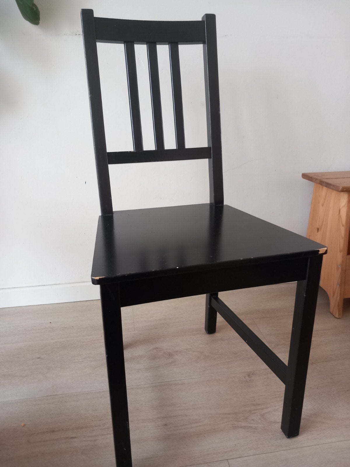 Ikea Stefan eetkamerstoelen, Ophalen, Gebruikt, Zwart, Vier