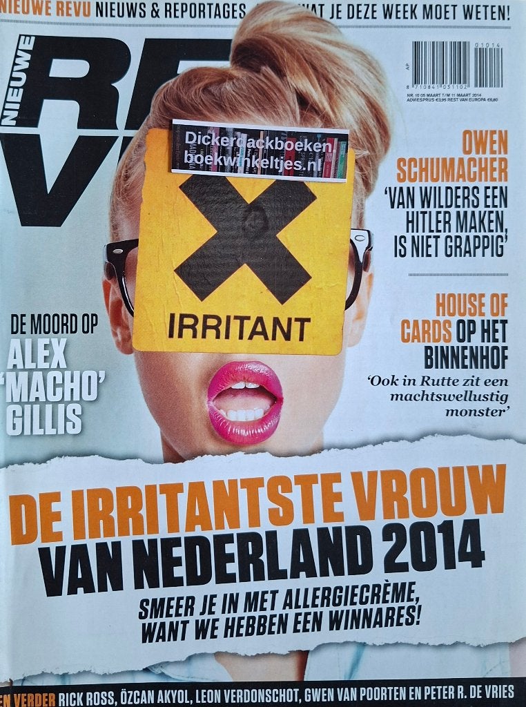 Revu nr 10, 2014: Peter R. de Vries, MAYDAY groot in China, Verzamelen, Ophalen of Verzenden, Zo goed als nieuw, Boek, Tijdschrift of Artikel