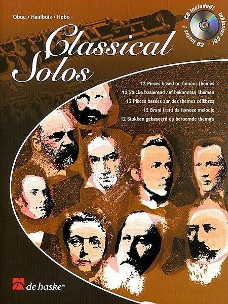Hobo: Classical Solos + cd--12 stukken beroemde thema's, Gebruikt, Klassiek, Hobo, Ophalen of Verzenden