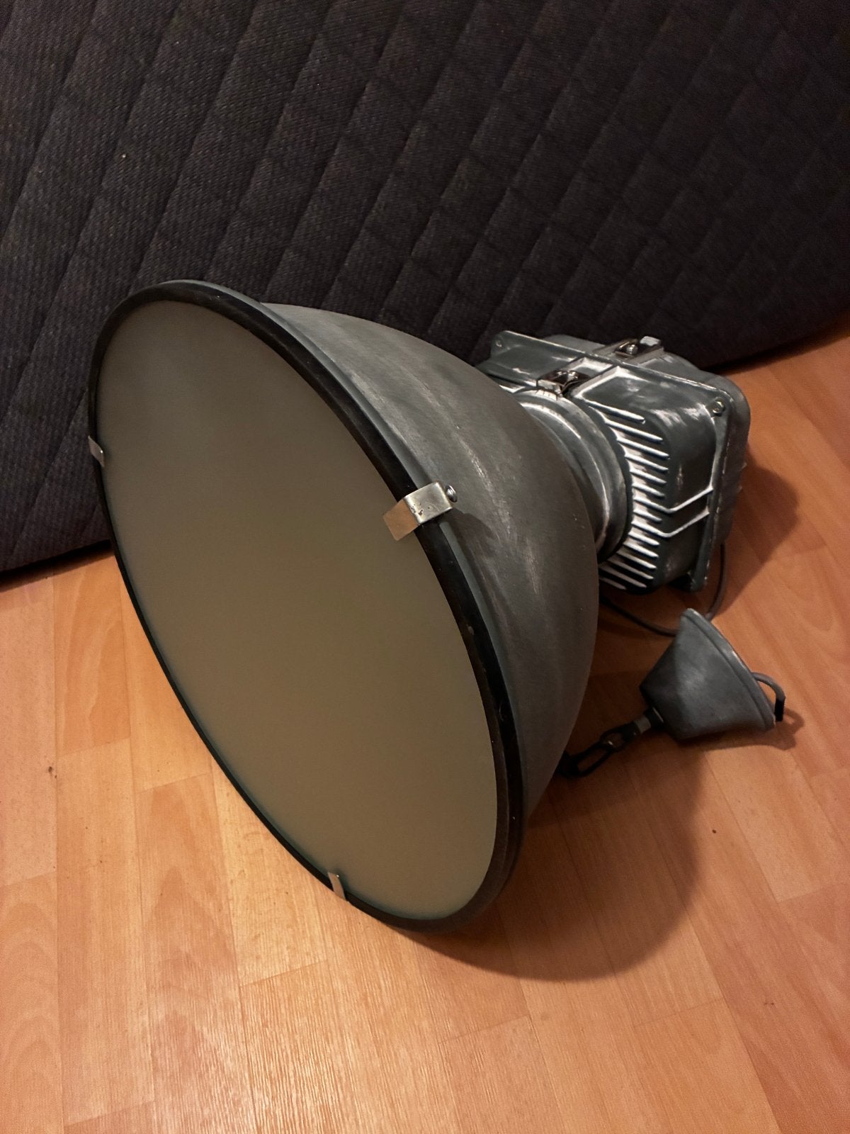 Grijze Industriële Hanglamp - Ø47cm, H53cm, Ophalen of Verzenden