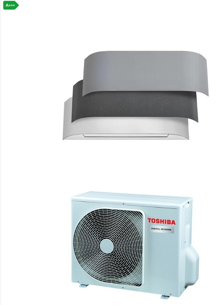 Toshiba Haori 3,5 kW Design Airco WiFi | Doe-Het-Zelf Pakket, Ophalen, Koelen en Ontvochtigen, Timer, Nieuw
