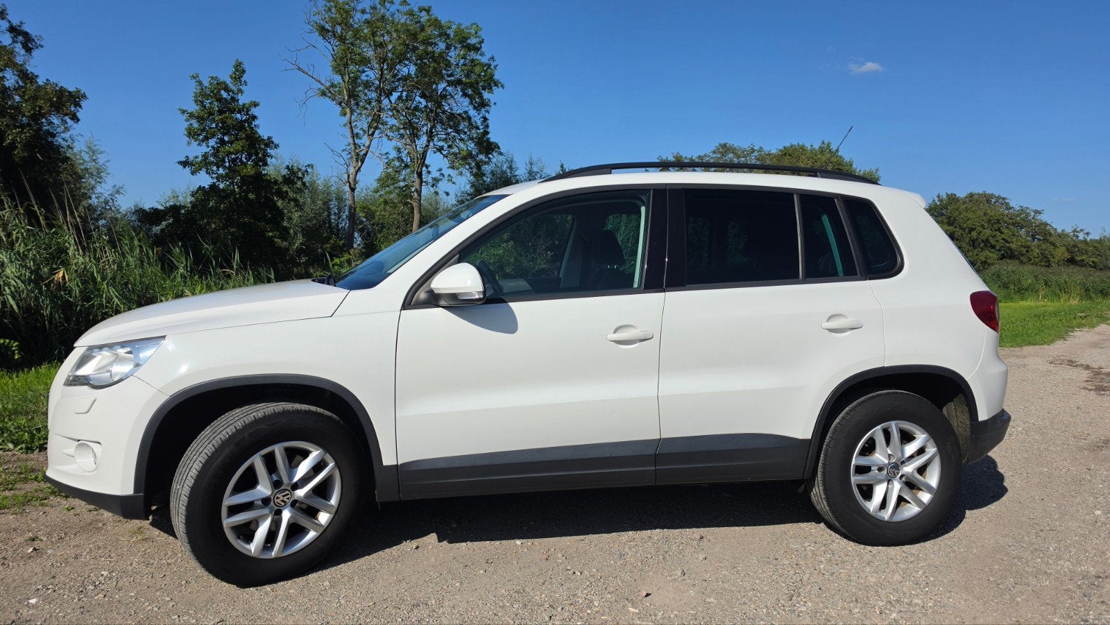 Volkswagen Tiguan 1.4 TSI 110KW 2010 Wit, Auto's, Voorwielaandrijving, 1800 kg, Zwart, 4 cilinders