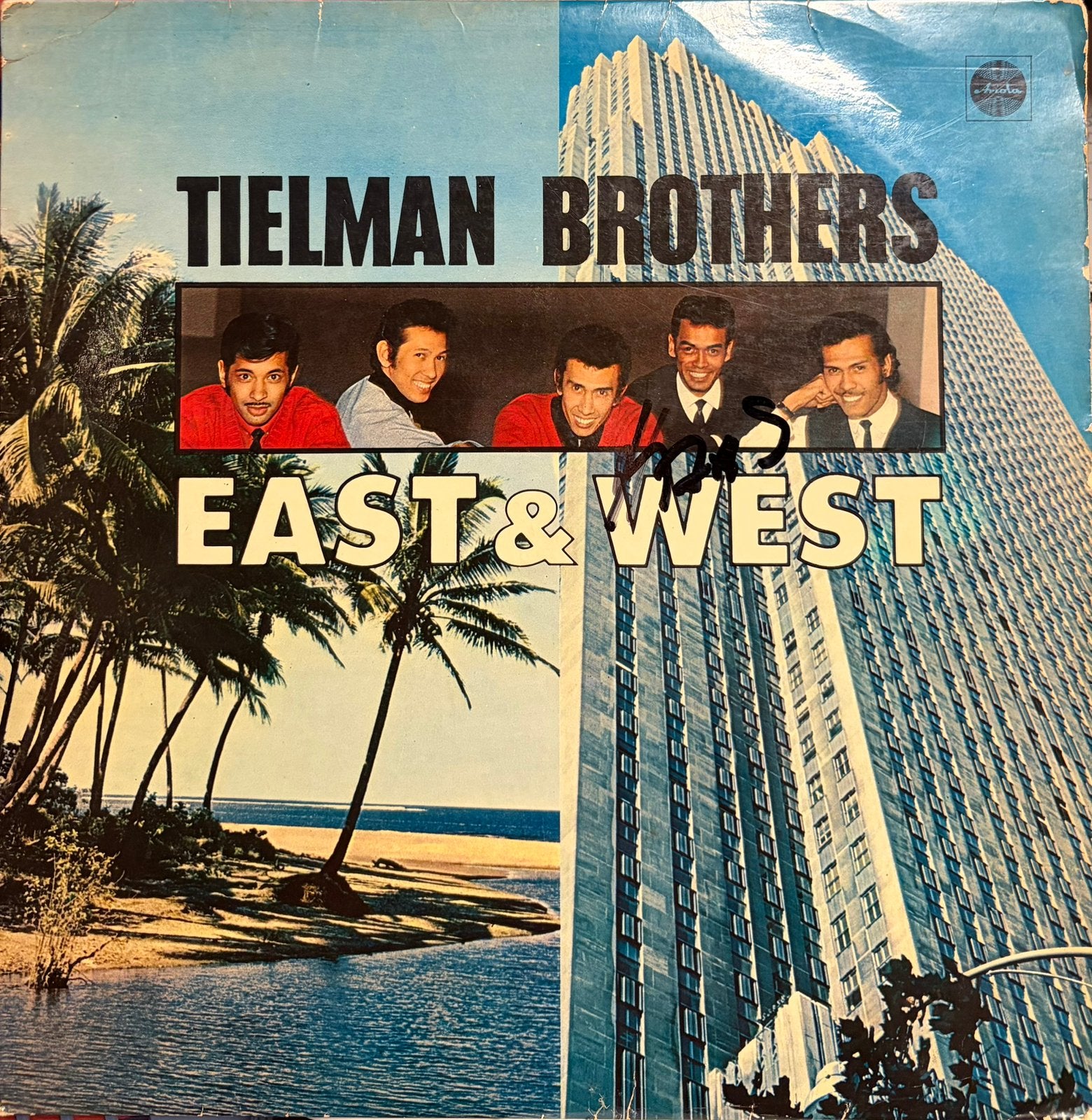 Nederpop LP Tielman Brothers GESIGNEERD!, Overige genres, Gesigneerd, Ophalen of Verzenden, 12 inch