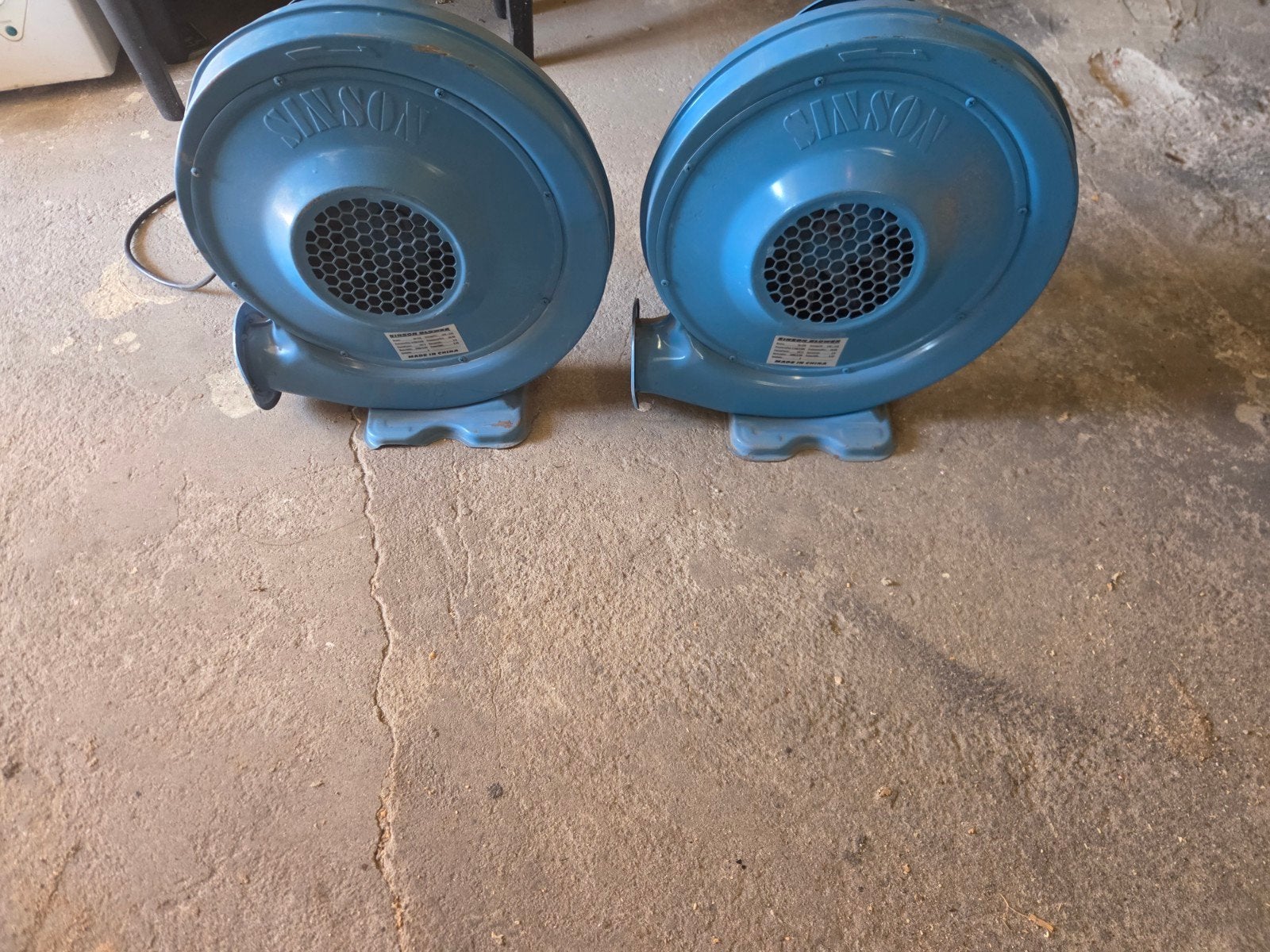 2x Sinson Blower SB-550 voor springkussen - Werken prima, Ophalen, Gebruikt