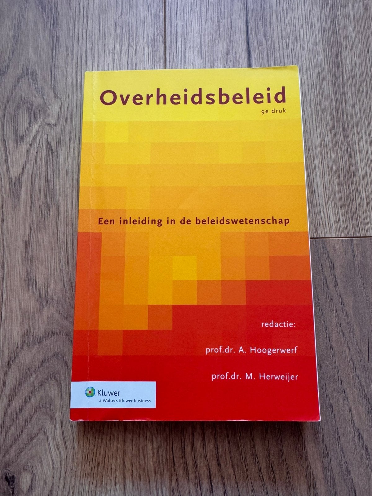 Overheidsbeleid - Hoogerwerf & Herweijer, Ophalen of Verzenden, Beta, Zo goed als nieuw, HBO
