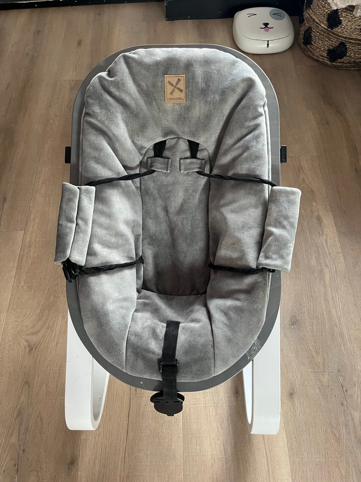 Kompakte en comfortabele Kidsmill Wipstoel, Wipstoel, Ophalen, Overige merken, Met gordel(s) of riempje(s)