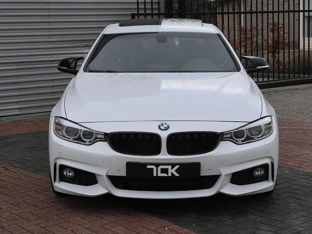BMW 4-Serie 420D Xdrive 2014 AUT | Pano | 20 INCH | 184PK, 1995 cc, 4 stoelen, USB, Wit