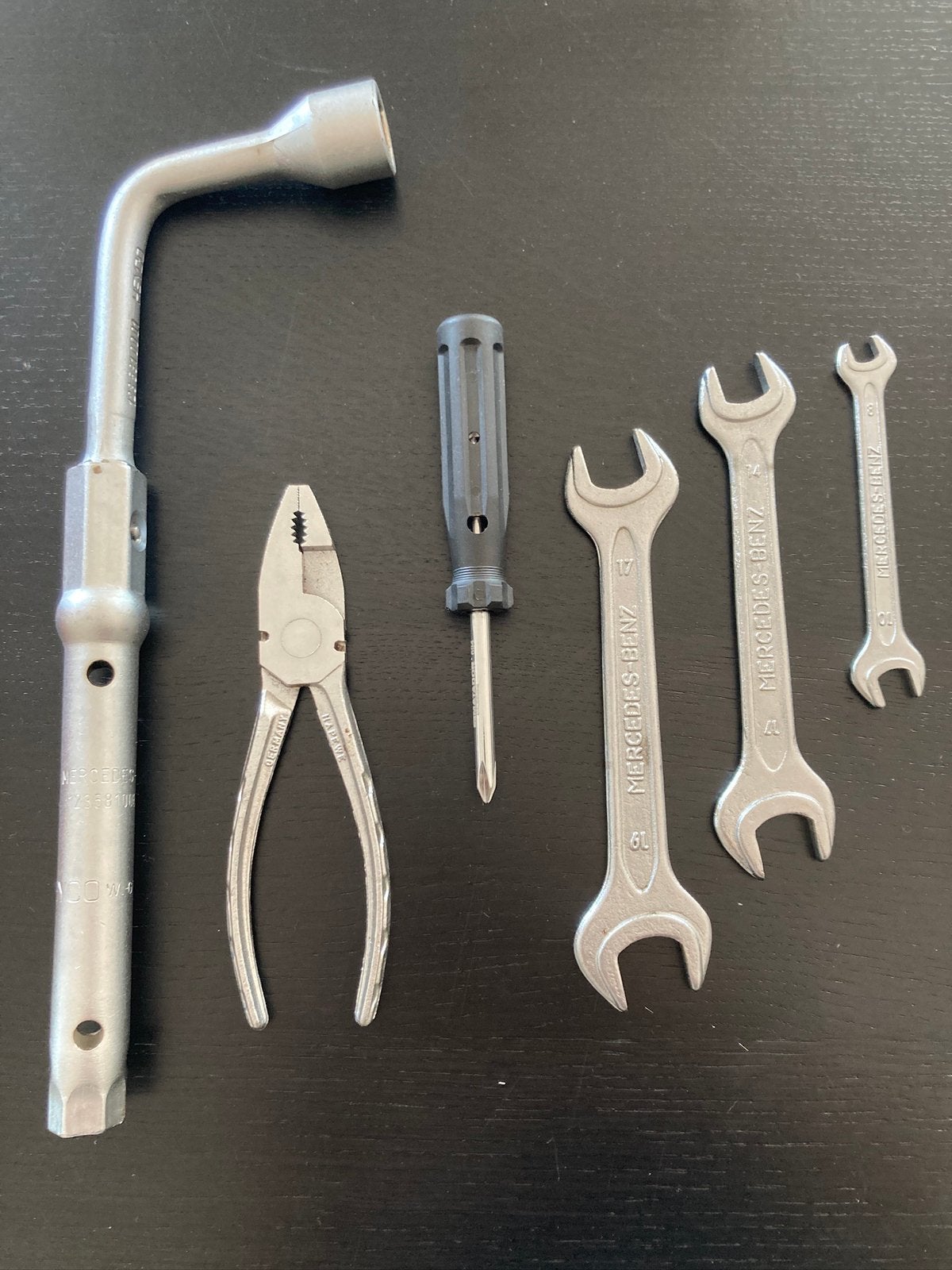 Mercedes oldtimer gereedsschap boordgereedschap als nieuw, Ophalen of Verzenden, Zo goed als nieuw