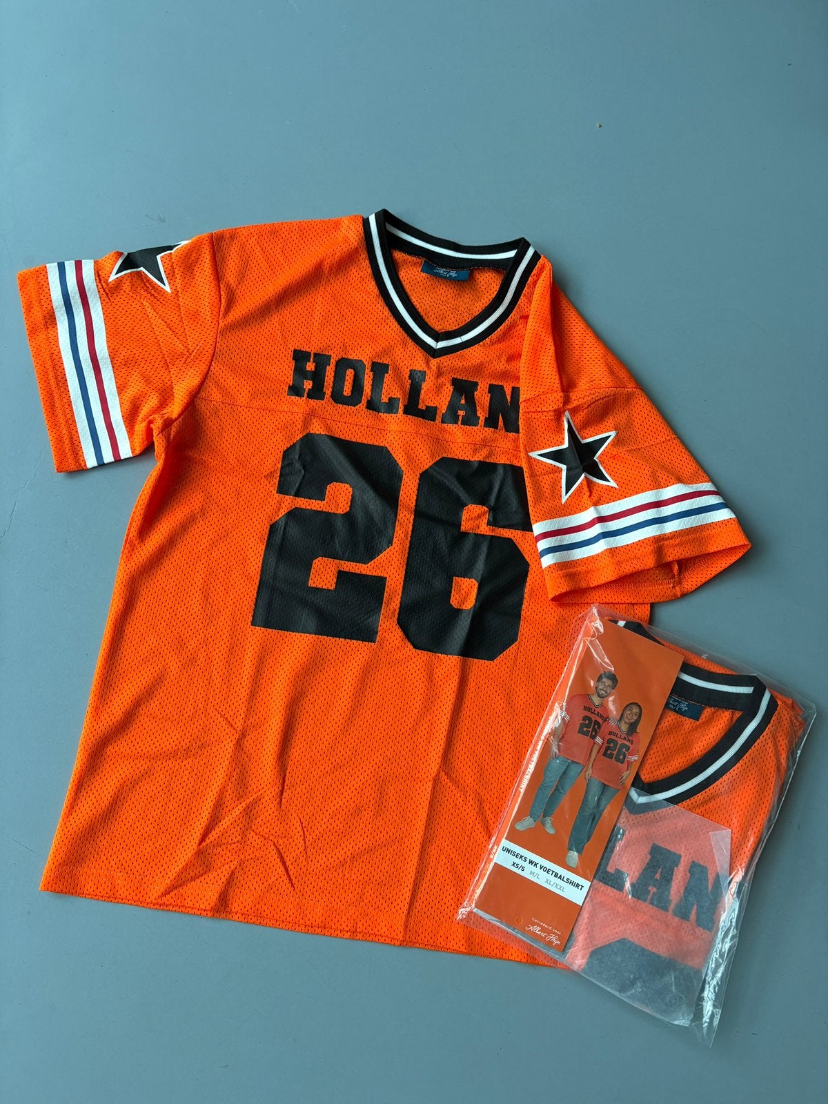 Nieuw WK Voetbalshirt van Albert Heijn, maat M-L, Verzenden, Nieuw