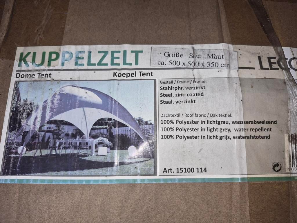 Sheltertent, koepeltent, Tuin en Terras, Ophalen, Zo goed als nieuw, Minder dan 5 meter