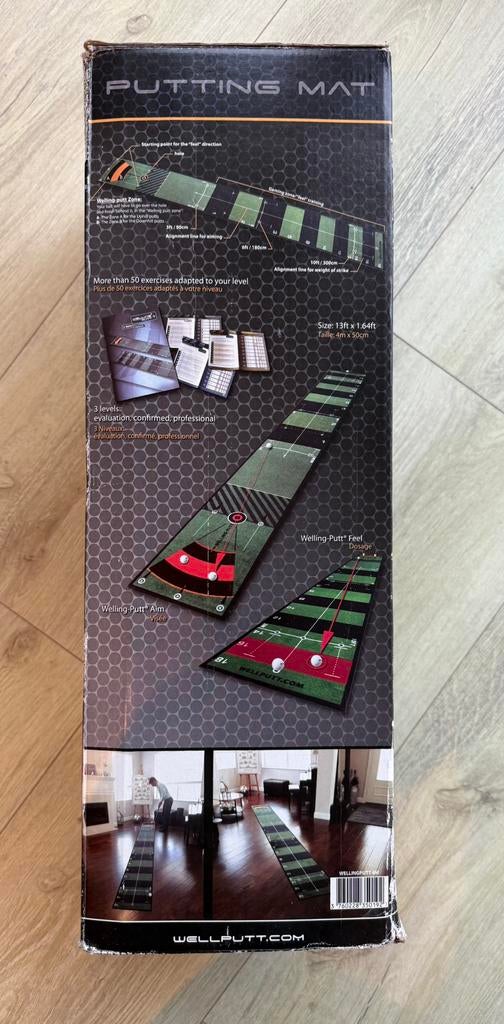 Welling Putt Golf - Putting Mat - 3m/10ft - mat voor thuis, Sport en Fitness, Golf, Ophalen of Verzenden, Zo goed als nieuw, Overige typen