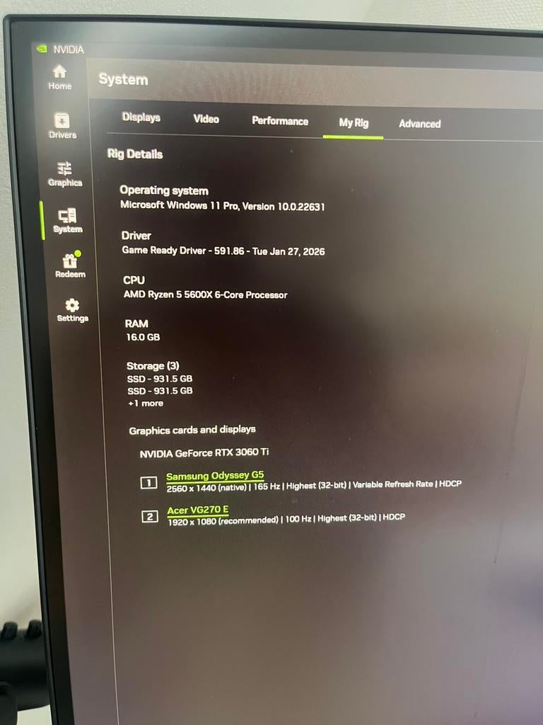 Game PC/ Ryzen 5/ RTX 3060ti/ 2TB SSD, Ophalen, Zo goed als nieuw