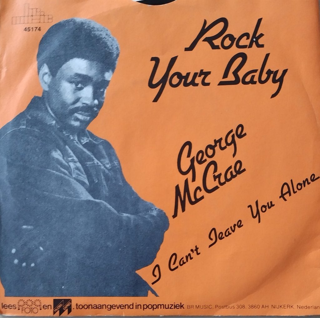 George McCrae - Rock your baby, Cd's en Dvd's, Vinyl Singles, Verzenden, 7 inch, Fotohoes, Zo goed als nieuw