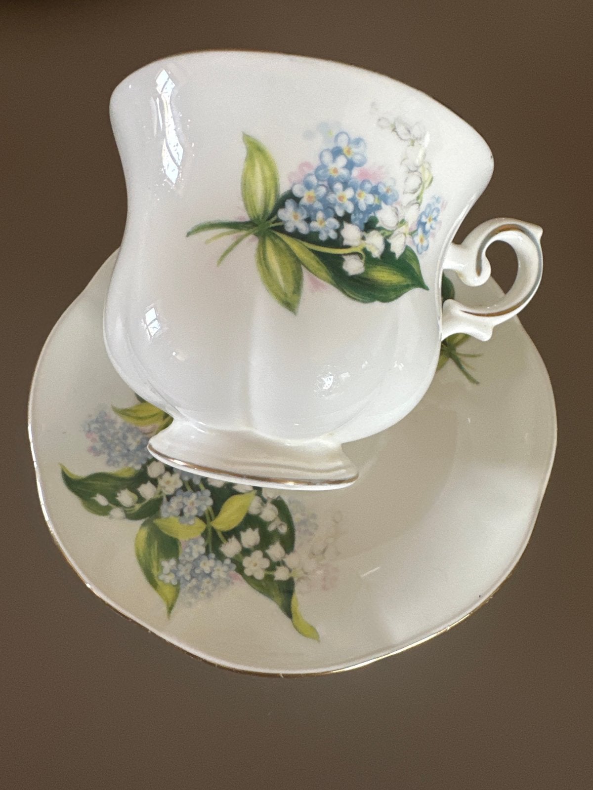 Royal Canterbury Lily of the Valley kop en schotel, Ophalen of Verzenden