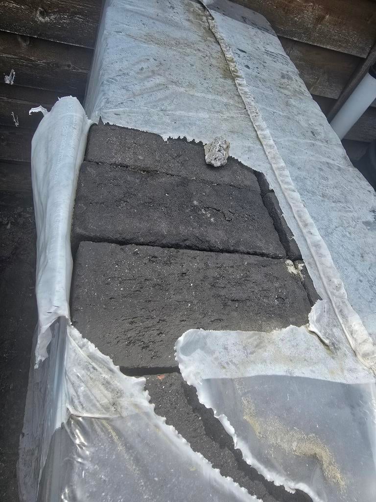 Nieuwe metselstenen, antraciet, 1 pallet, Doe-het-zelf en Verbouw, Metselstenen, Ophalen, Nieuw, Bakstenen