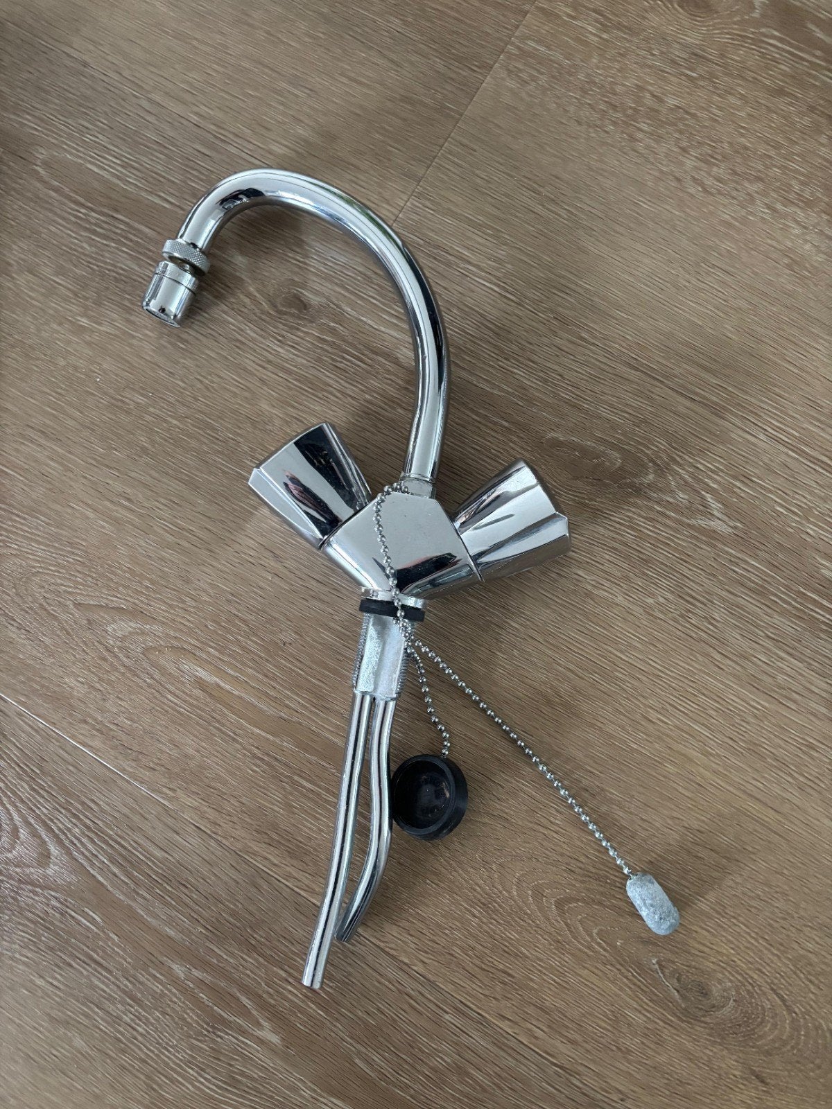 Grohe wastafelkraan, chroom, Ophalen, Chroom, Kraan