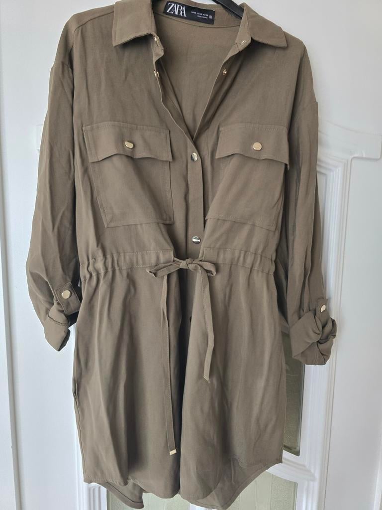 Zara jurk/blouse maat XS, Kleding | Dames, Verzenden, Zo goed als nieuw, Maat 34 (XS) of kleiner, Groen