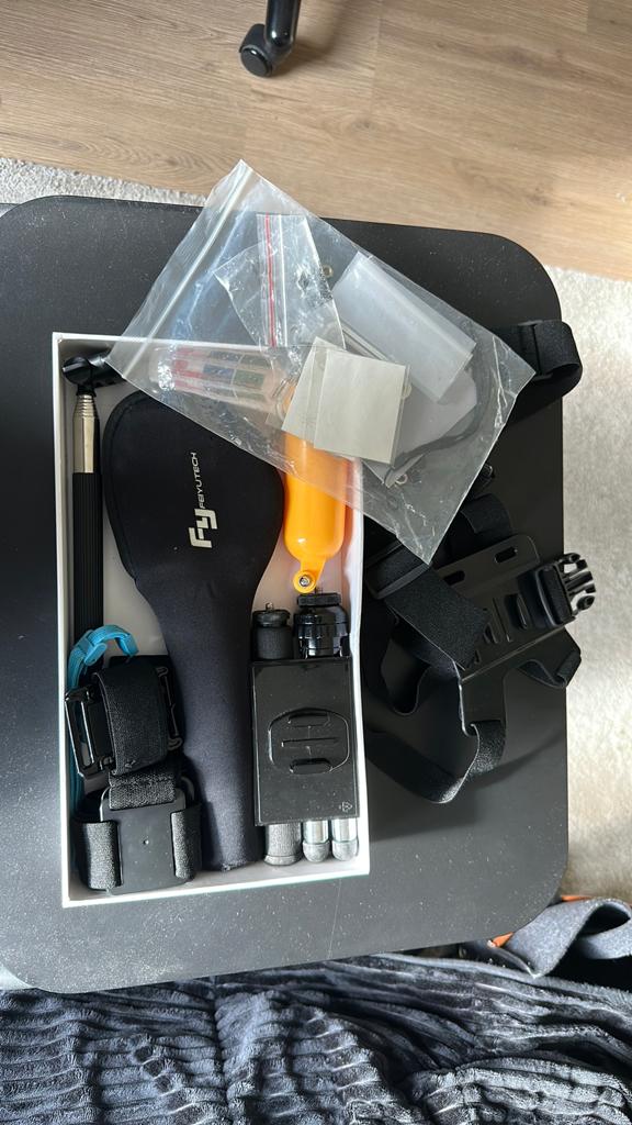 GoPro met veel accessoires en 3 batterijen, Ophalen of Verzenden, Gebruikt, GoPro