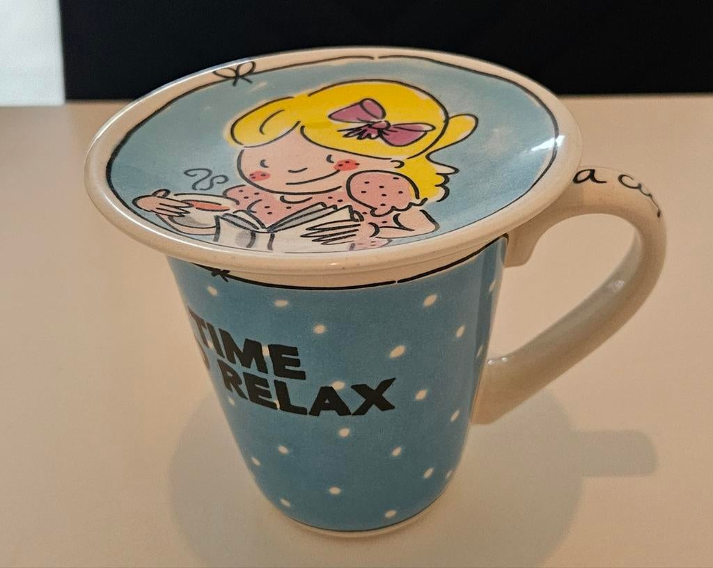 Blond Amsterdam mok met bordje, Huis en Inrichting, Keuken | Servies, Ophalen, Aardewerk, Blond Amsterdam, Kop(pen) en/of Schotel(s)