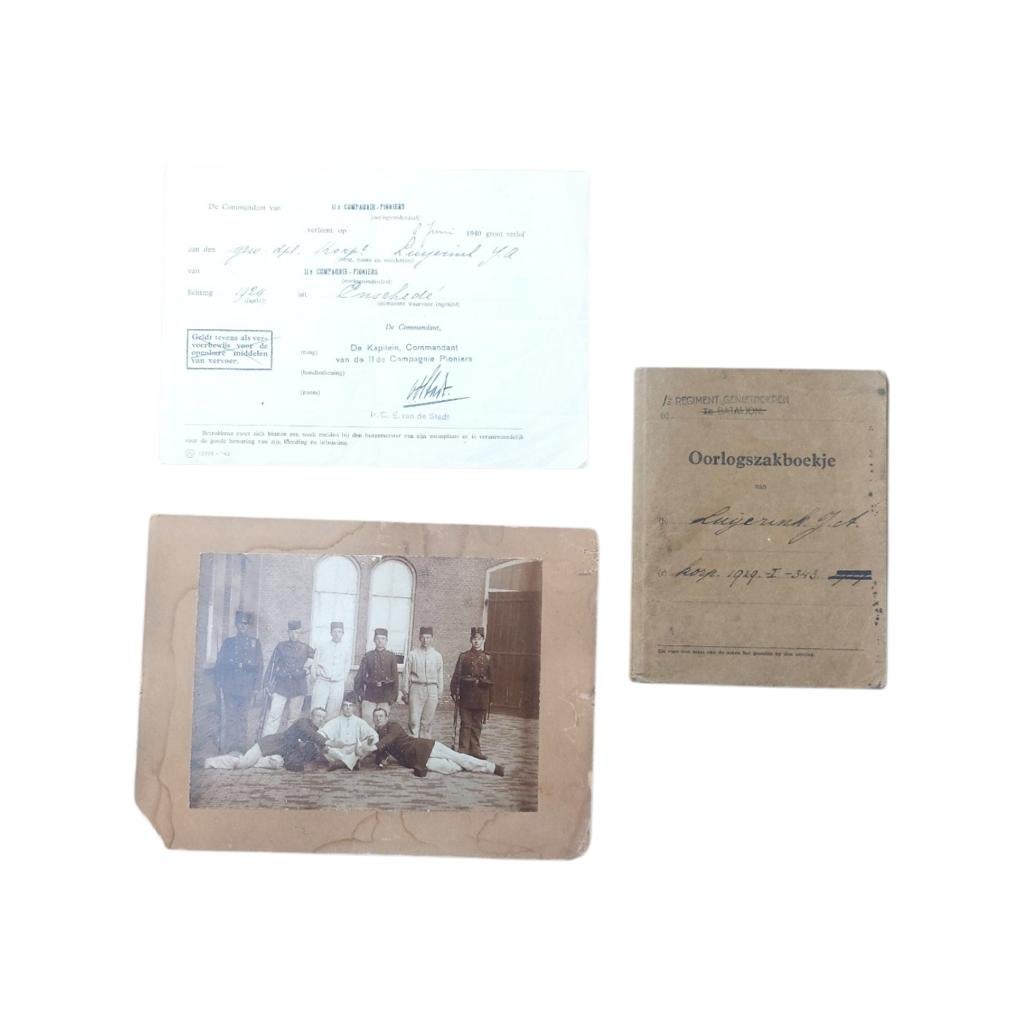 Oorlogszakboekje Genietroepen Apeldoorn Enschede Deventer, Ophalen of Verzenden, Landmacht, Nederland, Boek of Tijdschrift