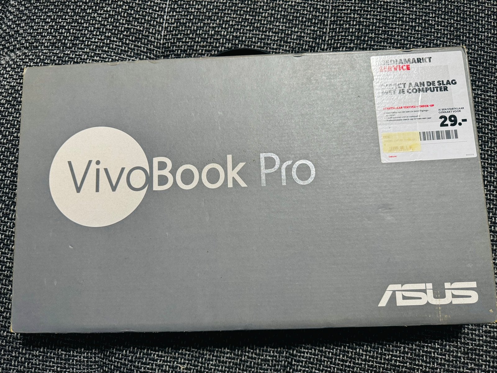 ASUS VivoBook Pro 15 N580GD, Ophalen, Met videokaart, 2 tot 3 Ghz, Zo goed als nieuw